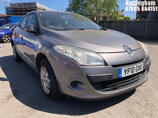 Location: Nottingham - 2010 RENAULT MEGANE EXPRESSION VVT 110 5 Door Hatchback REG: YF10GMO, Keys: No, MOT Expiry date: 14/05/2024, 1598 Petrol, 6 Speed Manual Petrol, Former Keepers: 5