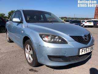 Location: Nottingham - 2007 MAZDA 3 TS D 5 Door Hatchback REG: FY57EWL, Keys: No, MOT Expiry date: 30/11/2024, 1560 Diesel, 5 Speed Manual Diesel, Former Keepers: 6