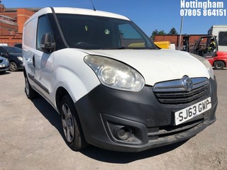 Location: Nottingham - 2013 VAUXHALL COMBO 2000 L1H1 CDTI Panel Van REG: SJ63GWP, Keys: No, MOT Expiry date: 16/08/2025, 1248 Diesel, 5 Speed Manual Diesel, Former Keepers: 6