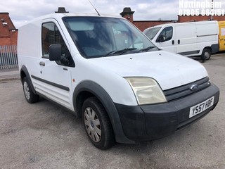 Location: Nottingham - 2008 FORD TRANSIT CONN T200 L90 Panel Van REG: YS57HBF, Keys: No, MOT Expiry date: 06/11/2024, 1753 Diesel, 5 Speed Manual Diesel, Former Keepers: 9