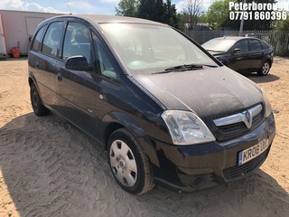 Location: Peterborough - 2008 VAUXHALL MERIVA CLUB CDTI MPV REG: KR08UUL, Keys: No, MOT Expiry date: 25/11/2024, 1248 Diesel, 5 Speed Manual Diesel, Former Keepers: 4