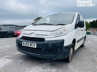 Location: Plymouth - 2012 CITROEN DISPATCH 1000 ENTERPR L1H Panel Van REG: WJ62WCV, Keys: No, MOT Expiry date: 19/01/2025, 1560 Diesel, 5 Speed Manual Diesel, Former Keepers: 4