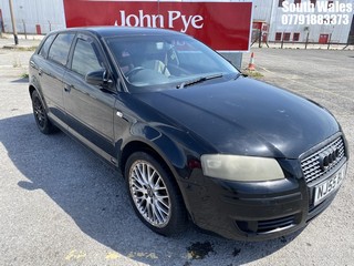 Location: South Wales - 2005 AUDI A3 SE TDI AUTO 5 Door Hatchback REG: NJ55BLV, Keys: No, MOT Expiry date: 08/02/2025, 1968 Diesel, 6 Speed Auto Diesel, Former Keepers: 10