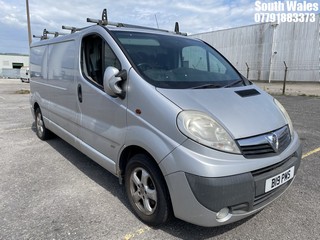 Location: South Wales - 2012 VAUXHALL VIVARO 2900 SPORTIVE CDTI Panel Van REG: B19PMS, Keys: No, MOT Expiry date: 21/09/2024, 1995 Diesel, 6 Speed Manual Diesel, Former Keepers: 3