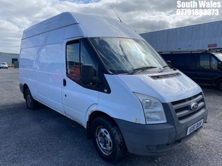 Location: South Wales - 2012 FORD TRANSIT 115 T350L RWD Panel Van REG: AX61DUH, Keys: No, MOT Expiry date: 07/08/2025, 2402 Diesel, 6 Speed Manual Diesel, Former Keepers: 6