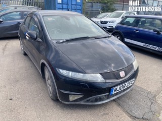 Location: Hull - 2008 HONDA CIVIC EX I-CTDI 5 Door Hatchback REG: MJ08ZFC, Keys: No, MOT Expiry date: 18/08/2023, 2204 Diesel, 6 Speed Manual Diesel, Former Keepers: 3