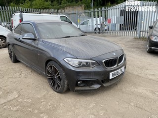 Location: Leeds - 2016 BMW 220D M SPORT AUTO 	 COUPE REG: HK16ZVJ, 1995cc DIESEL, 8 SPEED AUTO DIESEL, Former Keepers: 1, Keys: No, MOT: Expiry date23-02-2024