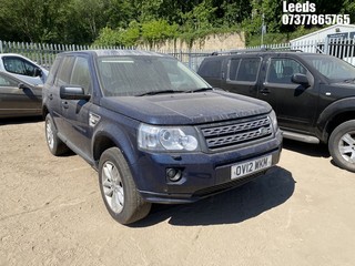 Location: Leeds - 2012 LAND ROVER FREELANDER XS TD4 Estate REG: OV12WKM, Keys: No, MOT Expiry date: 16-01-2026, 2179 Diesel, 6 Speed Manual Diesel, Former Keepers: 3