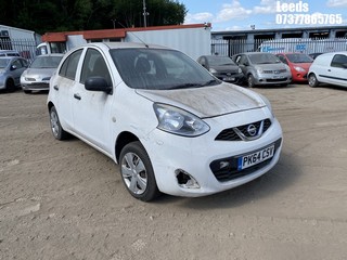 Location: Leeds - 2014 NISSAN MICRA VISIA 5 Door Hatchback REG: PK64CSV, Keys: No, MOT Expiry date: 10-01-2024, 1198 Petrol, 5 Speed Manual Petrol, Former Keepers: 3