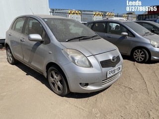 Location: Leeds - 2008 TOYOTA YARIS T SPIRIT 5 Door Hatchback REG: FP08YDM, Keys: No, MOT Expiry date: 10-06-2025, 1296 Petrol, 5 Speed Manual Petrol, Former Keepers: 4