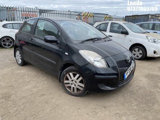 Location: Leeds - 2008 TOYOTA YARIS TR 3 Door Hatchback REG: YF08UUX, Keys: No, MOT Expiry date: 01-08-2024, 998 Petrol, 5 Speed Manual Petrol, Former Keepers: 4