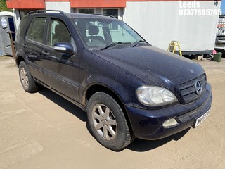 Location: Leeds - 2004 MERCEDES ML350 AUTO Estate REG: MV54SPZ, Keys: No, MOT Expiry date: 01-03-2025, 3724 Petrol, 5 Speed Auto Petrol, Former Keepers: 5