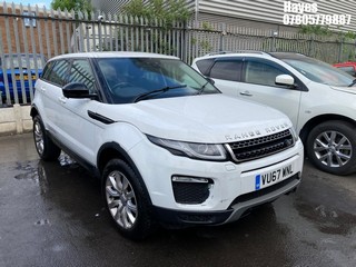 Location:  Hayes - 2017 LAND ROVER RANGE ROVER EVOQUE SE TEC Estate REG: VU67WNL, Keys: Yes, MOT Expiry date: 25/09/2024, 1999 Diesel, 6 Speed Manual Diesel, Former Keepers: 4