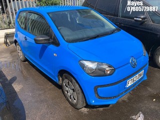 Location:  Hayes - 2014 VOLKSWAGEN TAKE UP 3 Door Hatchback REG: FT63ONA, Keys: No, MOT Expiry date: 09/07/2025, 999 Petrol, 5 Speed Manual Petrol, Former Keepers: 2