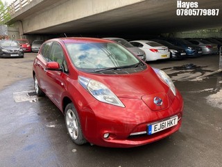 Location:  Hayes - 2011 NISSAN LEAF 5 Door Hatchback REG: EJ61HKT, Keys: No, MOT Expiry date: 18/10/2023, 0 Electric, 1 Speed Auto Electric, Former Keepers: 6