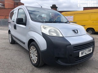 Location: Nottingham - 2012  PEUGEOT  BIPPER TEPEE S HDI S-A MPV  REG: MF12VMW, 1248cc Diesel , 5 Speed Semi Auto Diesel, Former Keepers: 5, Keys: Yes, MOT Expiry date: 28/06/2025