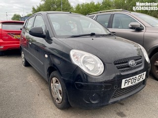 Location: Manchester - 2009 KIA PICANTO 12V 5 Door Hatchback REG: PF09GPZ, 999 Petrol, 5 Speed Manual Petrol, Former Keepers: 2, Keys: No, MOT Expiry date: 22/09/2024