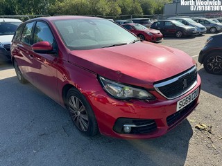 Location: North Woolwich - 2019 PEUGEOT 308 ACCESS SW BLUEHDI S/S Estate REG: SG69CZU, Keys: No, MOT Expiry date: 21/01/2025, 1498 Diesel, 6 Speed Manual Diesel, Former Keepers: 2