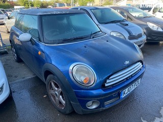Location: North Woolwich - 2007 MINI COOPER 3 Door Hatchback REG: KJ07PZL, Keys: No, MOT Expiry date: 09/05/2024, 1598 Petrol, 6 Speed Manual Petrol, Former Keepers: 2