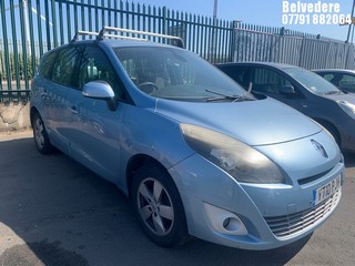 Location: Belvedere - 2010 RENAULT G SCENIC DY-IQUE TTOM DCI MPV REG: YT10PJV, Keys: No, MOT Expiry date: 01/08/2025, 1461 Diesel, 6 Speed Manual Diesel, Former Keepers: 7