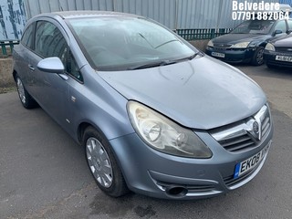 Location: Belvedere - 2008 VAUXHALL CORSA SXI A/C 3 Door Hatchback REG: EK08VHH, Keys: No, MOT Expiry date: 25/03/2025, 1229 Petrol, 5 Speed Manual Petrol, Former Keepers: 9