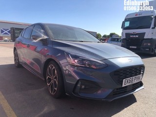 Location: Edinburgh - 2018  FORD  FOCUS ST-LINE X TDCI AUTO 5 Door Hatchback REG: EK68PYH, 1499cc Diesel , Automatic, Former Keepers: 2, Keys: Yes, MOT Expiry date: 28/09/2025