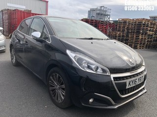 Location: Edinburgh - 2016 PEUGEOT 208 ALLURE 5 Door Hatchback REG: KY16YRT, Keys: No, MOT Expiry date: 19/12/2024, 1200 Petrol, 5 Speed Manual Petrol, Former Keepers: 4