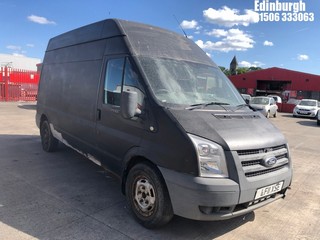 Location: Edinburgh - 2011 FORD TRANSIT 100 T350L RWD Panel Van REG: LF11XSE, Keys: No, MOT Expiry date: 01/03/2025, 2402 Diesel, 5 Speed Manual Diesel, Former Keepers: 5