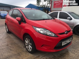 Location: Edinburgh - 2012 FORD FIESTA EDGE 60 3 Door Hatchback REG: SH62FNN, Keys: No, MOT Expiry date: 15/02/2025, 1242 Petrol, 5 Speed Manual Petrol, Former Keepers: 5