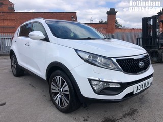 Location: Nottingham - 2014 KIA SPORTAGE 3 SAT NAV ISG CR Estate REG: AO14WJK, Keys: No, MOT Expiry date: 03/07/2025, 1685 Diesel, 6 Speed Manual Diesel, Former Keepers: 4