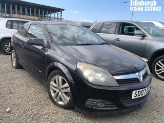 Location: Edinburgh - 2007 VAUXHALL  ASTRA SXI Coupe REG: SD07EDL, Keys: No, MOT Expiry date: 18/01/2024, 1598 Petrol, 5 Speed Manual Petrol, Former Keepers: 4