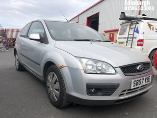 Location: Edinburgh - 2007 FORD FOCUS SPORT S D 3 Door Hatchback REG: SB07YBE, Keys: No, MOT Expiry date: 30/09/2025, 1753 Diesel, 5 Speed Manual Diesel, Former Keepers: 7