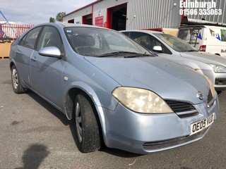 Location: Edinburgh - 2005 NISSAN PRIMERA S 5 Door Hatchback REG: OE05VUD, Keys: No, MOT Expiry date: 06/10/2024, 1769 Petrol, 5 Speed Manual Petrol, Former Keepers: 4