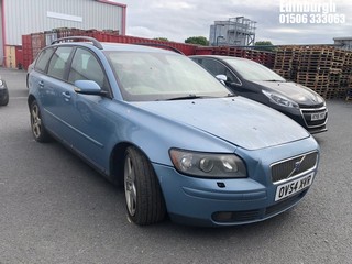 Location: Edinburgh - 2004 VOLVO V50 SE D Estate REG: OV54XVR, Keys: No, MOT Expiry date: 30/11/2024, 1998 Diesel, 6 Speed Manual Diesel, Former Keepers: 3