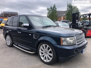 Location: Nottingham - 2006 LAND ROVER RANGEROVER SPRT TDV6 SE A Estate REG: RJ06ZBE, Keys: No, MOT Expiry date: 09/12/2022, 2720 Diesel, 6 Speed Auto Diesel, Former Keepers: 12