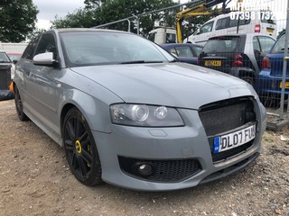 Location: Mitcham - 2007 AUDI S3 TFSI QUATTRO 3 Door Hatchback REG: DL07FUU, Keys: No, MOT Expiry date: 12/07/2025, 1984 Petrol, 6 Speed Manual Petrol, Former Keepers: 11