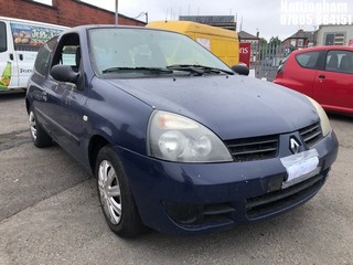 Location: Nottingham - 2008 RENAULT CLIO CAMPUS 8V 3 Door Hatchback REG: FV57XJJ, Keys: No, MOT Expiry date: 10/01/2025, 1149 Petrol, 5 Speed Manual Petrol, Former Keepers: 6