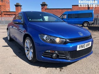 Location: Nottingham - 2010 VOLKSWAGEN SCIROCCO GT TDI COUPE REG: VN10ANV, 1968cc DIESEL, 6 SPEED MANUAL DIESEL, Former Keepers: 4, Keys: Yes, MOT Expiry date: 16/09/2025