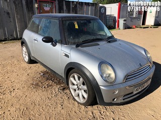 Location: Peterborough - 2004  MINI  MINI COOPER  3 Door Hatchback  REG: KF54TVT, 1598cc Petrol , 5 Speed Manual Petrol , Former Keepers: 9, Keys: No, MOT Expiry date: 03/05/2025