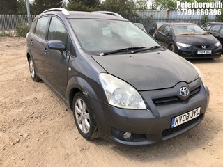 Location: Peterborough - 2008 TOYOTA COROLLA VERSO TSPIRIT D4D MPV REG: MV08JYL, Keys: No, MOT Expiry date: 23/05/2024, 2231 Diesel, 6 Speed Manual Diesel, Former Keepers: 3