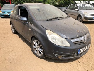 Location: Peterborough - 2007 VAUXHALL CORSA SXI A/C CDTI 3 Door Hatchback REG: AU07XXJ, Keys: No, MOT Expiry date: 27/04/2025, 1686 Diesel, 6 Speed Manual Diesel, Former Keepers: 9