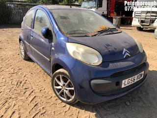 Location: Peterborough - 2006 CITROEN C1 RHYTHM 5 Door Hatchback REG: LG56VOM, Keys: No, MOT Expiry date: 16/08/2024, 998 Petrol, 5 Speed Manual Petrol, Former Keepers: 5