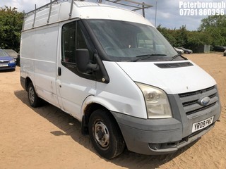 Location: Peterborough - 2009 FORD TRANSIT 85 T260S FWD Panel Van REG: YR09PWZ, Keys: No, MOT Expiry date: 23/08/2024, 2198 Diesel, 5 Speed Manual Diesel, Former Keepers: 7