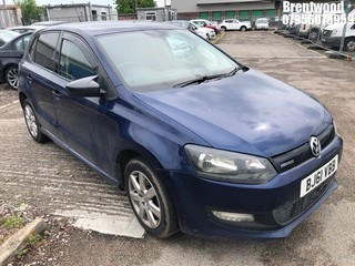 Location: Brentwood - 2011 VOLKSWAGEN POLO BLUEMOTION TDI 5 Door Hatchback REG: BJ61VBB, Keys: No, MOT Expiry date: 27/09/2025, 1199 Diesel, 5 Speed Manual Diesel, Former Keepers: 11