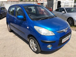 Location: Brentwood - 2008 HYUNDAI I10 COMFORT 5 Door Hatchback REG: EX58NBE, Keys: No, MOT Expiry date: 14/04/2026, 1086 Petrol, 5 Speed Manual Petrol, Former Keepers: 2