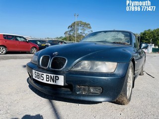 Location: Plymouth - 1999 BMW Z3 Convertible REG: S815BNP, Keys: No, MOT Expiry date: 26/07/2021, 1895 Petrol, 5 Speed Manual Petrol, Former Keepers: 9