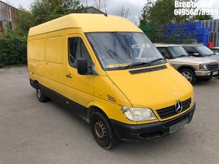 NOTE: ATF Registered Buyers ONLY - Location: Brentwood - 2004 MERCEDES-BENZ SPRINTER Van REG: LJ04COU, Keys: No, MOT Expiry date: 22/03/2024, 2148 Diesel, 5 Speed Manual Diesel, Former Keepers: 6