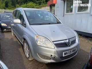 Location: Leeds - 2009 VAUXHALL ZAFIRA ACTIVE CDTI MPV REG: MK59HNB, Keys: No, MOT Expiry date: 31-07-2025, 1910 Diesel, 6 Speed Manual Diesel, Former Keepers: 5