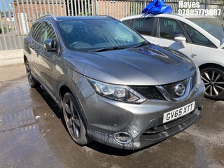 Location:  Hayes - 2015 NISSAN QASHQAI N-TEC + DIG-T CVT 5 Door Hatchback REG: GV65XTT, Keys: No, MOT Expiry date: 07/03/2025, 1197 Petrol, Variable Speed Auto Petrol, Former Keepers: 5
