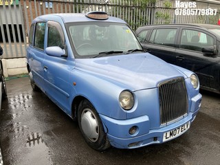 Location:  Hayes - 2007 LONDON TAXIS INT TX4 GOLD AUTO Taxi REG: LM07ELV, Keys: No, MOT Expiry date: 12/03/2024, 2499 Diesel, Auto Diesel, Former Keepers: 1